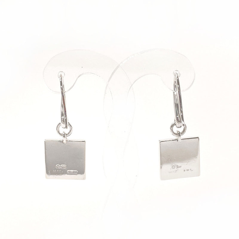 GUCCI earring Square plate Silver925 Silver Women Used