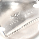 GUCCI earring Square plate Silver925 Silver Women Used