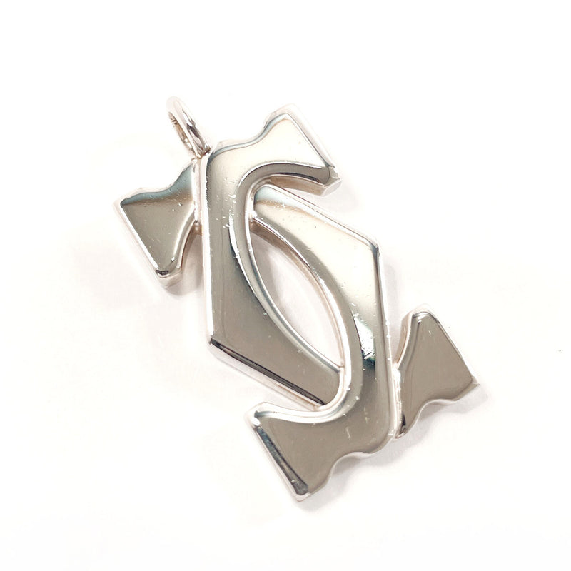 CARTIER Pendant top 2C motif metal Silver unisex Used