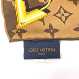 LOUIS VUITTON scarf M78666 Carre Monogram Confidential silk Brown Brown Women Used