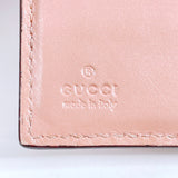 GUCCI wallet 282412 Double Sided Micro Guccisima Patent leather pink Women Used