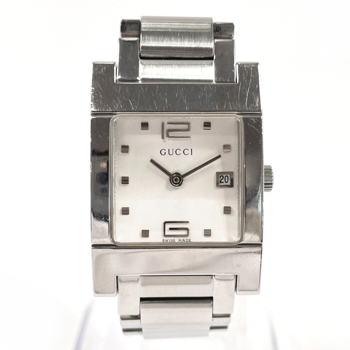 GUCCI Watches 7700L Stainless Steel/Stainless Steel Silver Silver