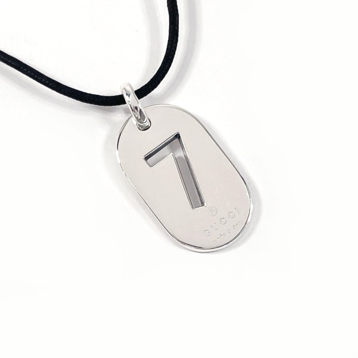 GUCCI Necklace No.7 Plate Silver925 Silver unisex Second hand – JP