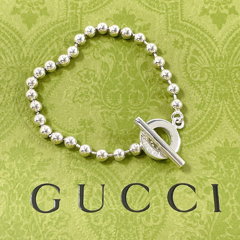GUCCI bracelet Ball chain Silver925 Silver unisex Used