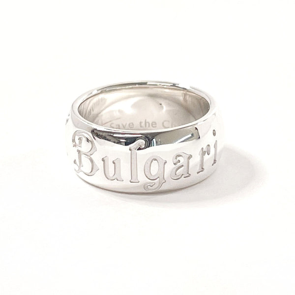BVLGARI Ring Save the Children Charity Silver925 #9(JP Size) Silver Women Used