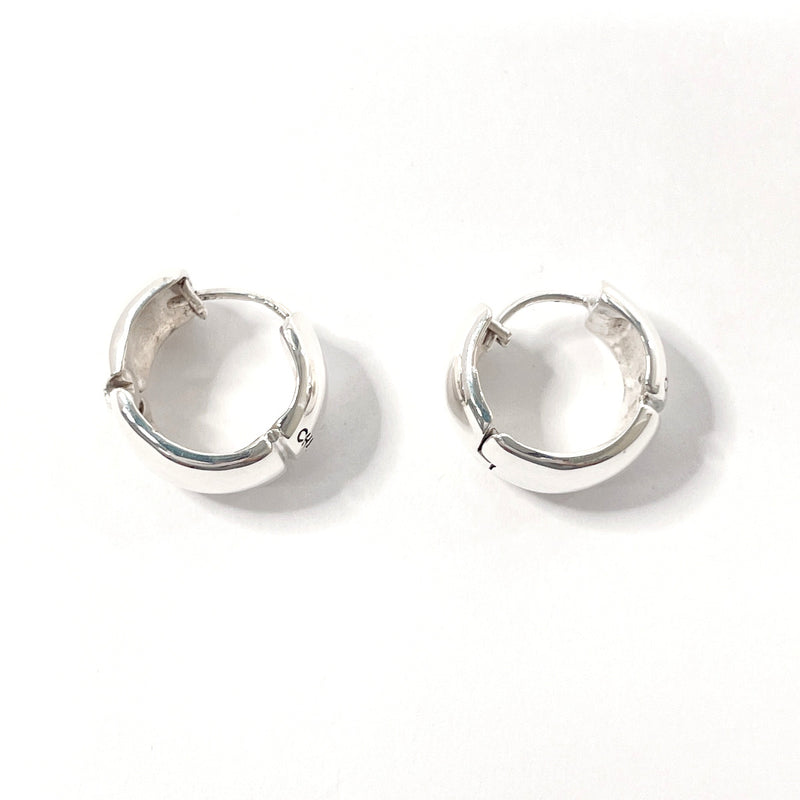 CHANEL earring hoop Silver925 Silver Women Used