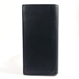 SAINT LAURENT PARIS purse 396308 Continental wallet leather Black mens Used