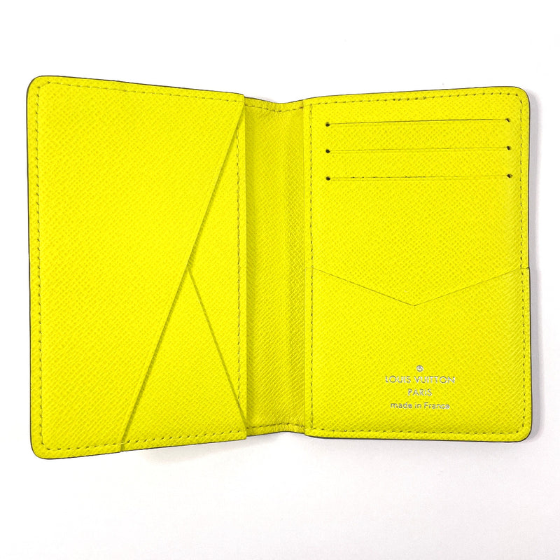 LOUIS VUITTON Card Case M30318 Organizer De Poch/Taigalama yellow yellow mens Used