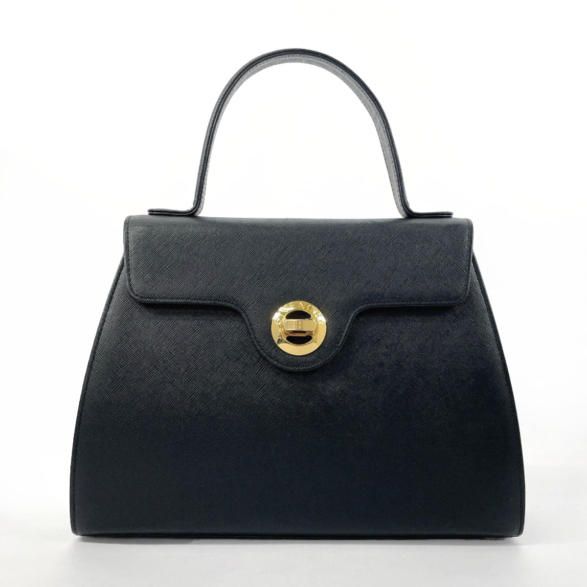 Givenchy Handbag logo leather Black Women Second hand –