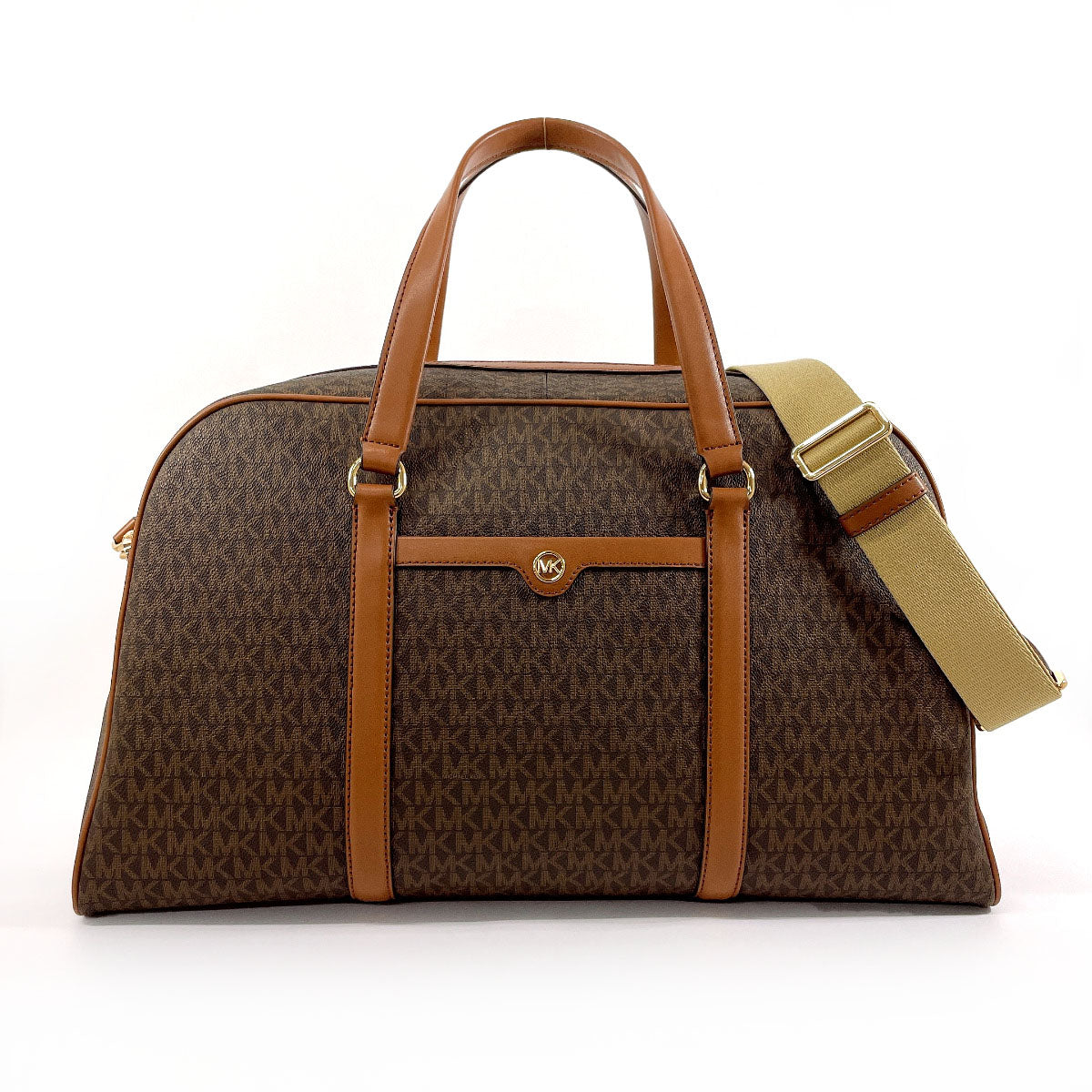 Michael Kors Boston bag 35S4GTFU4B 2WAY PVC/leather Brown unisex