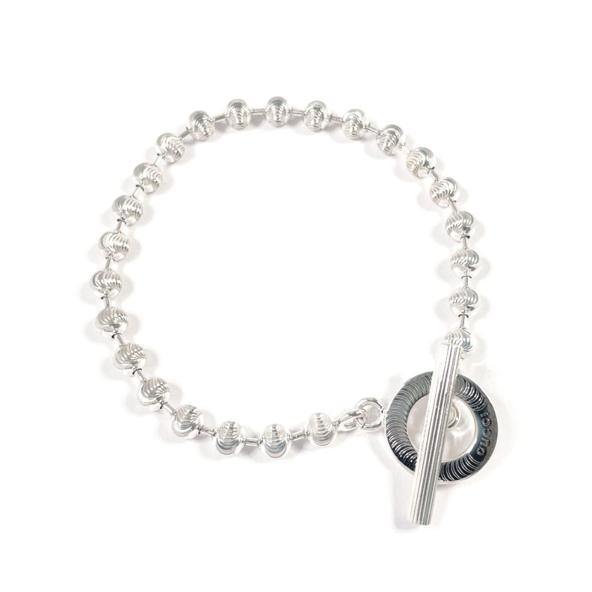 GUCCI bracelet Ball chain Silver925 Silver unisex Second hand – JP 