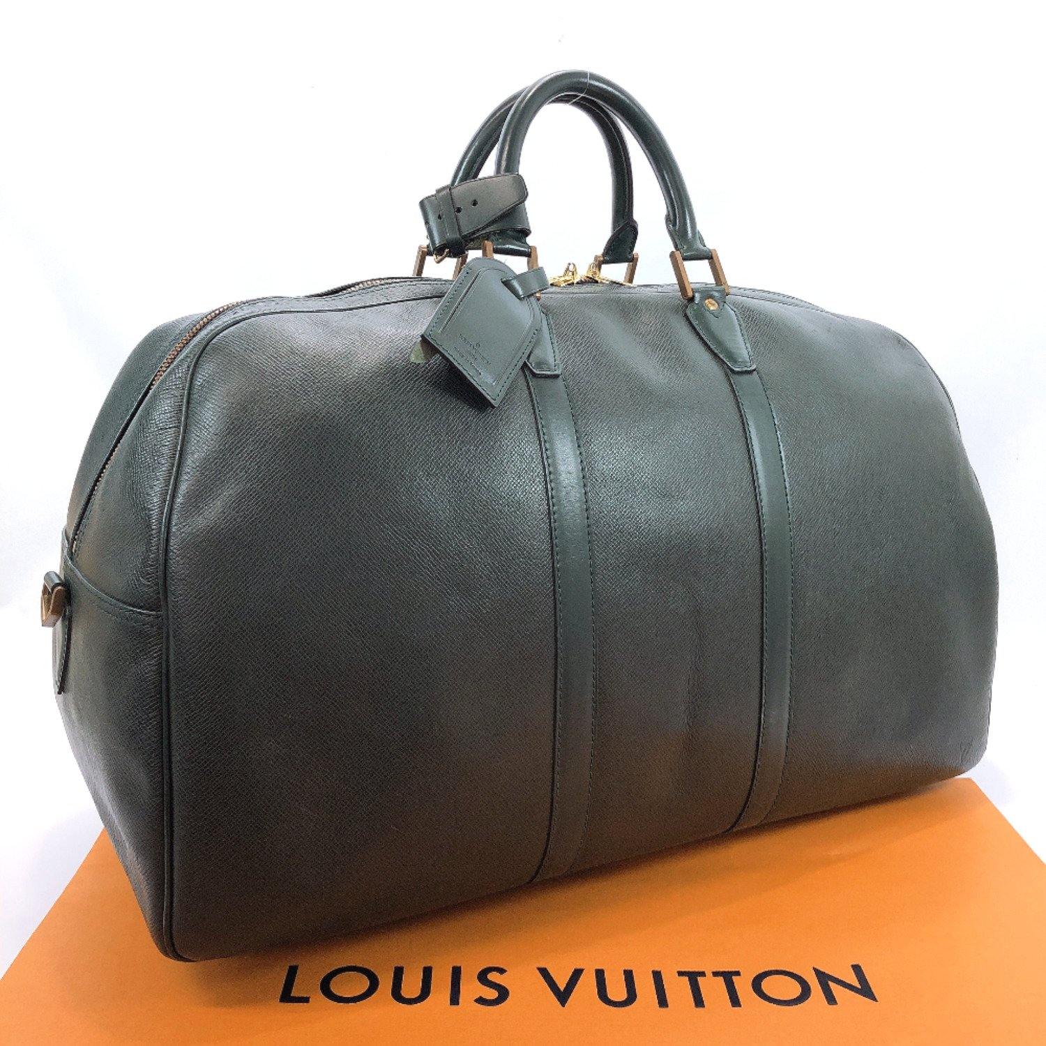 LOUIS VUITTON - LV Boston Bag \ Kendall GM Ardoise Black Taiga Leather -  RARE