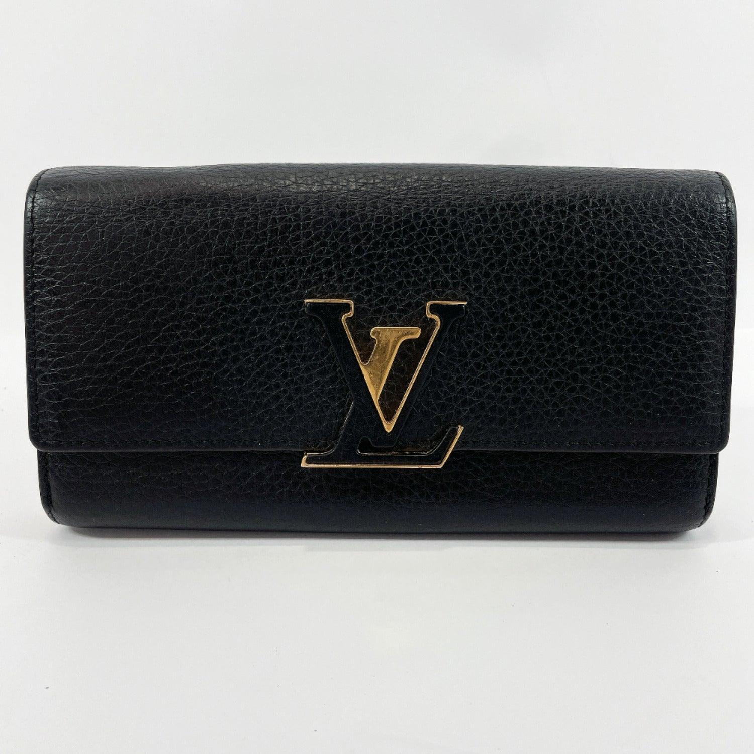 Louis Vuitton, Bags, Louis Vuitton Taurillon Compact Leather Wallet