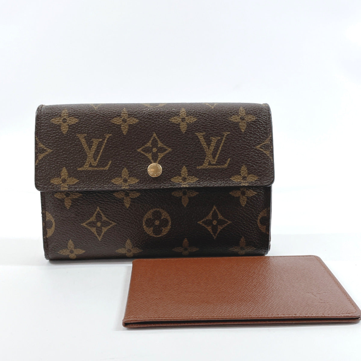 Louis Vuitton portofeuilles lock Mini Womens Tri-fold wallet M63921 Noir  Black ref.268716 - Joli Closet