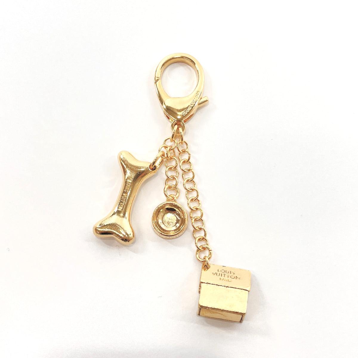 LOUIS VUITTON key ring M65177 Bijou Sac Baxter metal gold unisex Used –