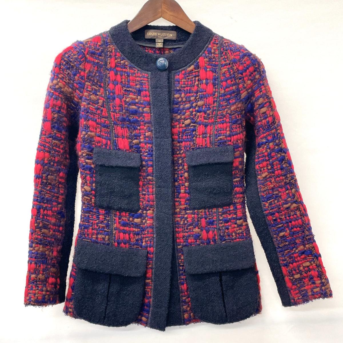 Louis Vuitton, Jackets & Coats, Louis Vuitton Tweed Fitted Jacket Nwot