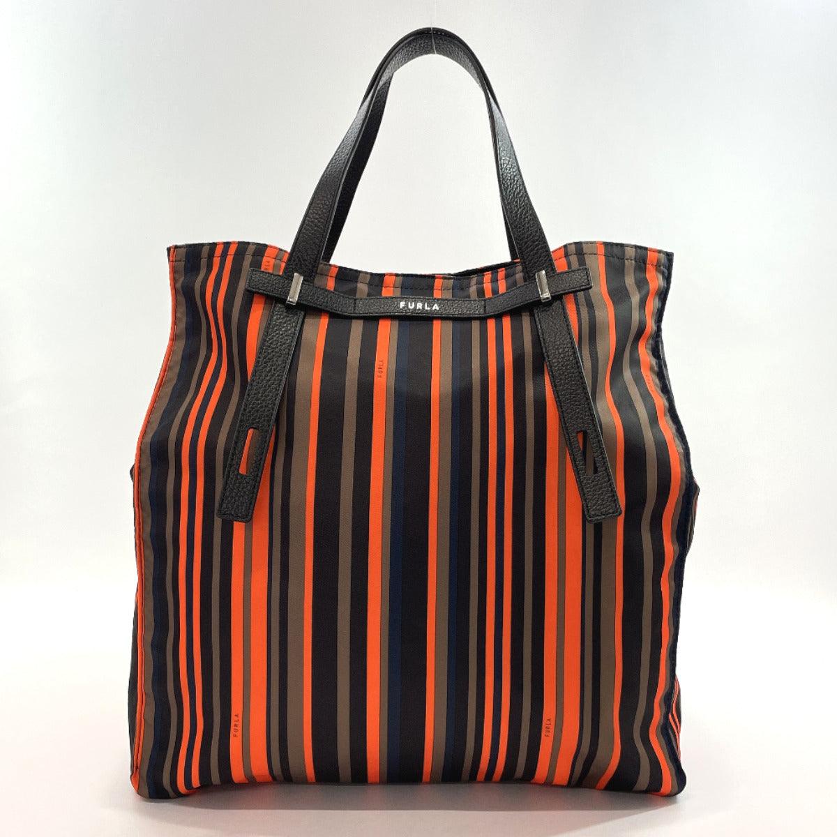 Furla Tote Bag U729M07_051000_1003_TRG00 Nylon/leather Orange