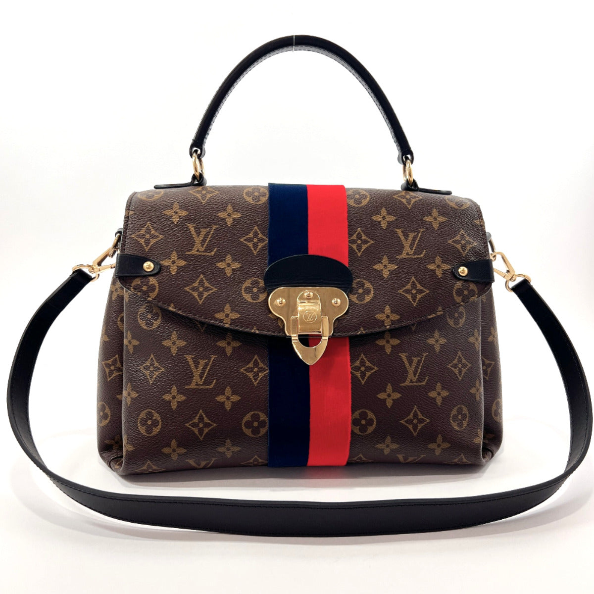 Georges cloth crossbody bag Louis Vuitton Brown in Cloth - 34857720