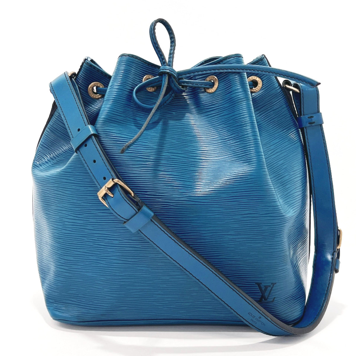 LOUIS VUITTON Epi Leather Petit Noe Blue Shoulder Bag - Sale