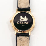 CELINE Watches vintage Stainless Steel/leather gold gold Women Used