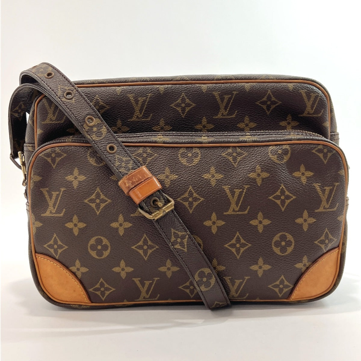 Louis Vuitton Nile Shoulder Bag Monogram Unisex 