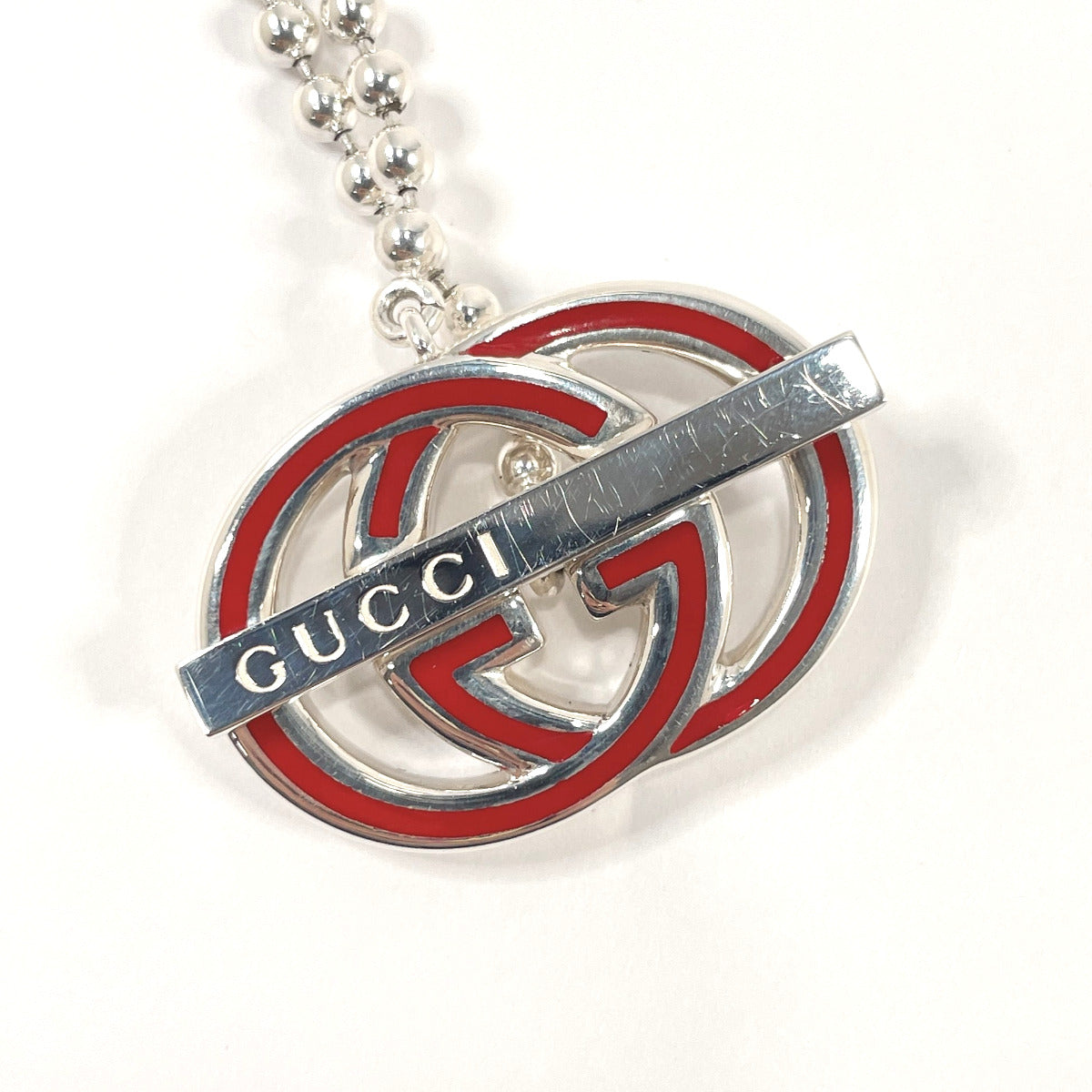 Double G Sterling Silver Chain Necklace in Silver - Gucci