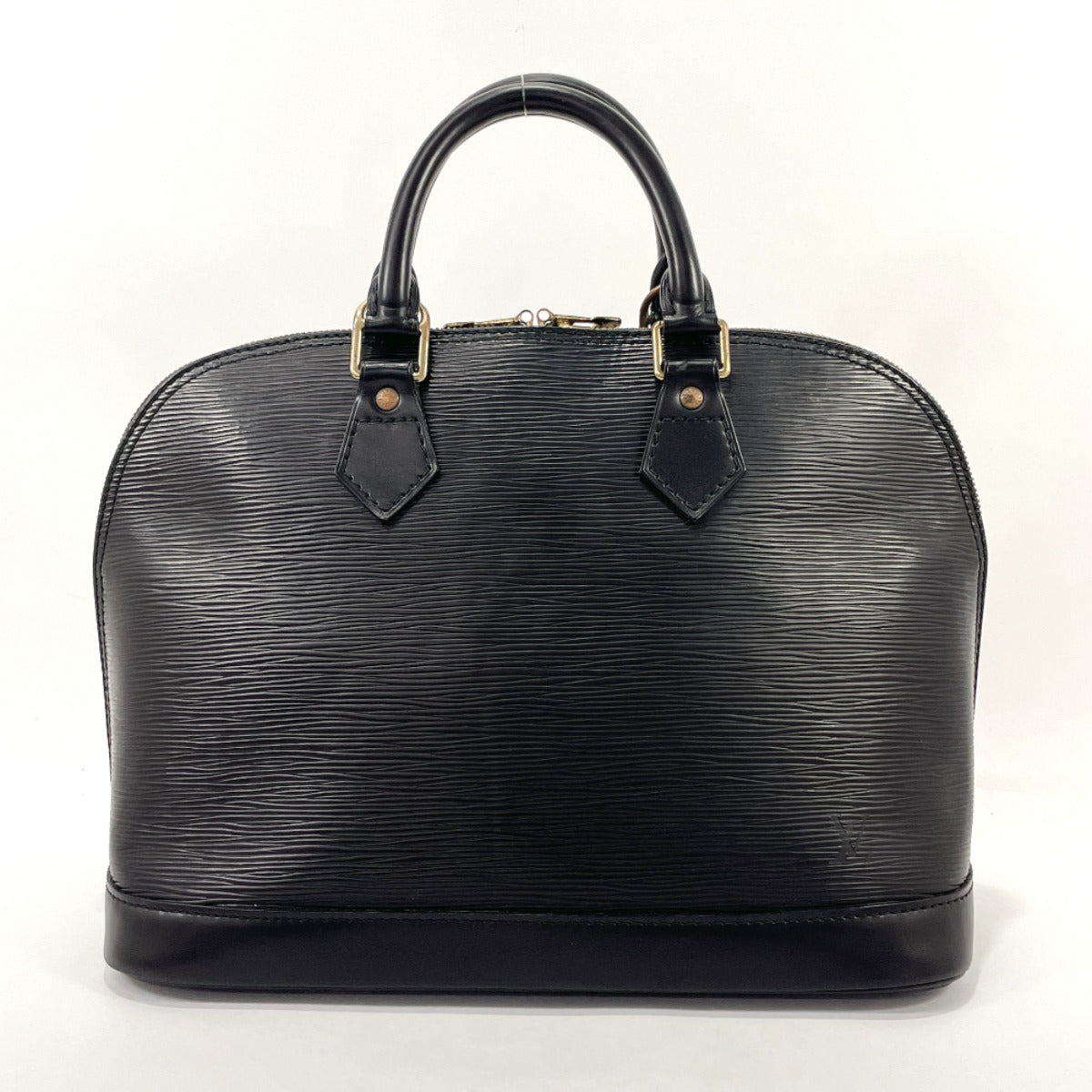 LOUIS VUITTON Handbag M40302 Alma PM Epi Leather Black Black Women