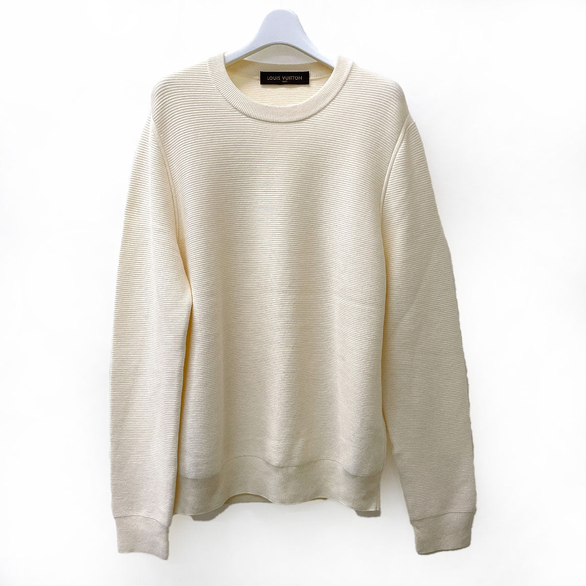LOUIS VUITTON knit CA 36929 wool/polyester Ivory mens Used –