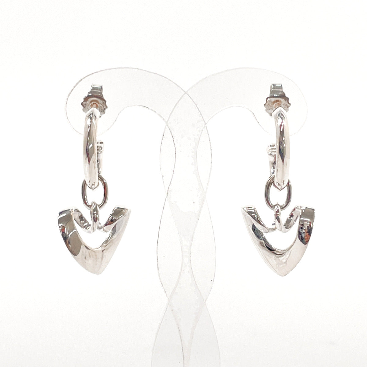 Vintage Georg Jensen Screw Back Earrings # 65 A, Sterling Silver. Design  KristianMoehl-hansen. —