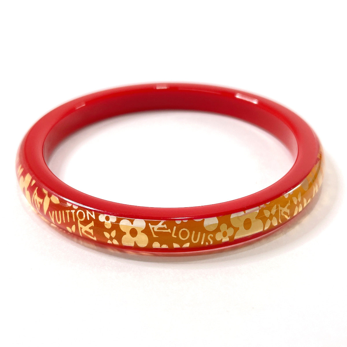 LOUIS VUITTON Bangle Brasserie Tropical Cocktail Synthetic resin Red Women  Used