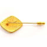 CHANEL Brooch Pin Brooch vintage metal gold Women Used