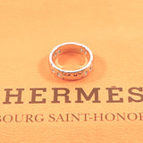HERMES Ring Hercules K18 white gold #12(JP Size) Silver Women Used