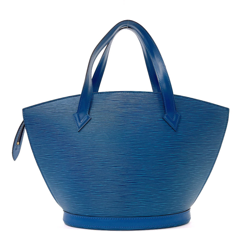 LOUIS VUITTON Handbag M52275 Sun jack Epi Leather blue blue Women Used