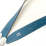 HERMES belt Constance H Reversible belt Courchevel/Box calf blue blue Women Used