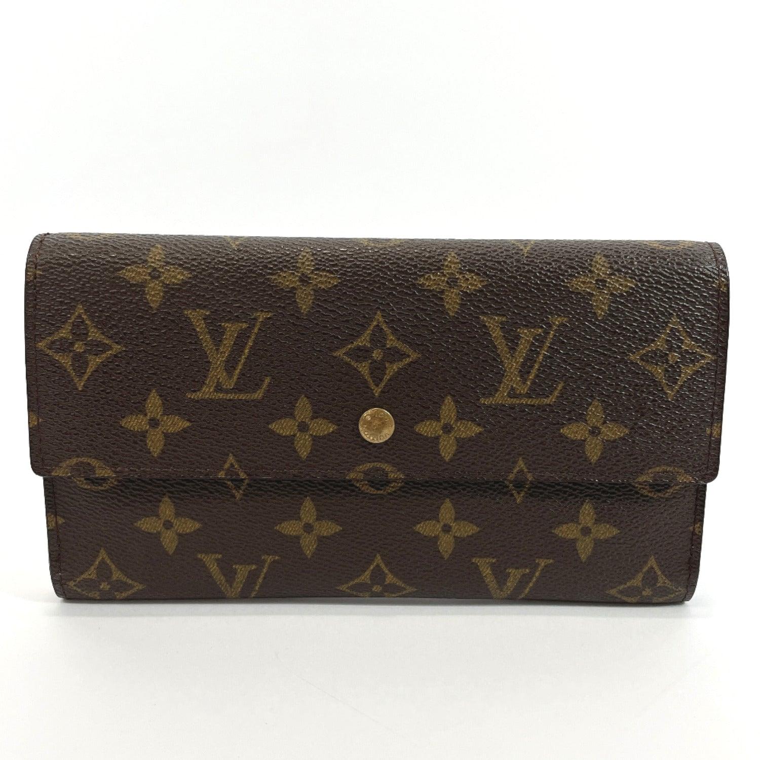 Authentic Louis Vuitton Monogram Porte Tresor International M61215 Wallet  8895E