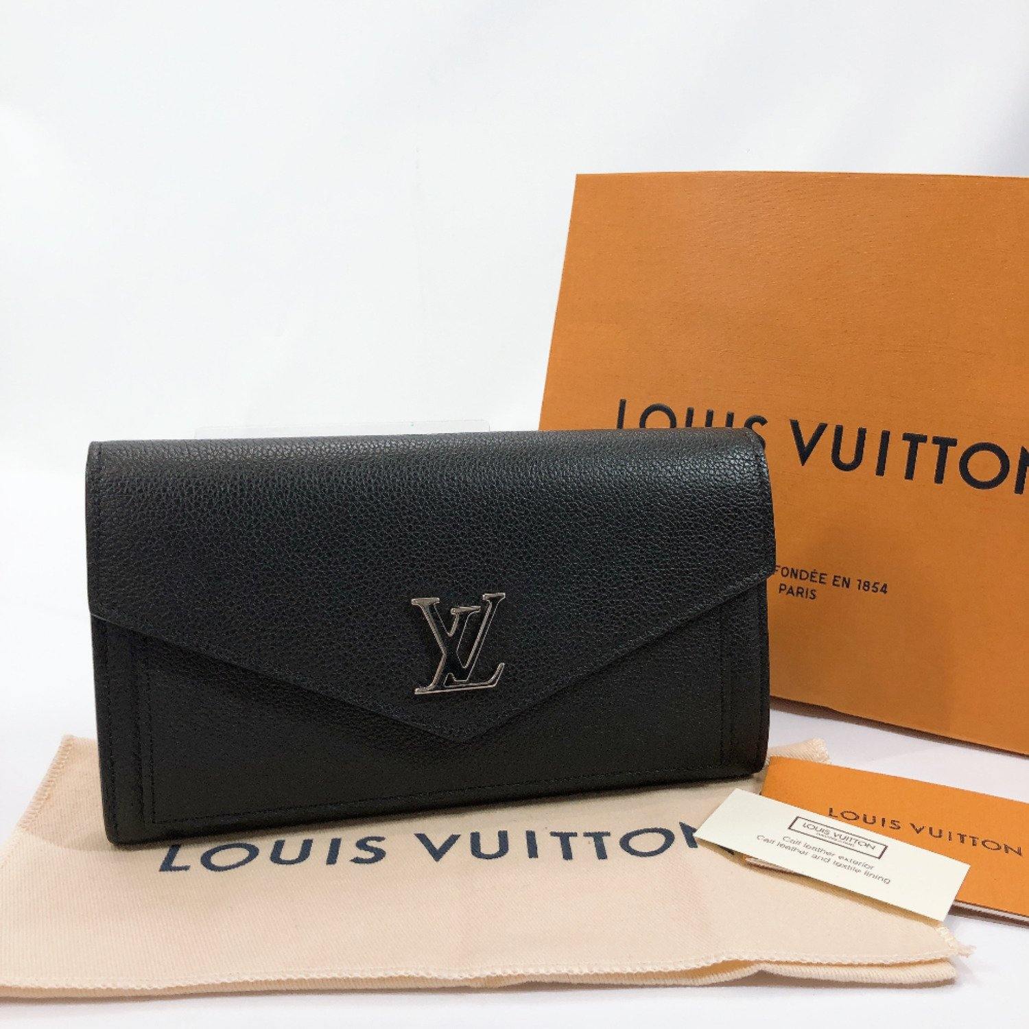 LOUIS VUITTON purse M62530 Portefeiulle My Rock Me Noir leather black –