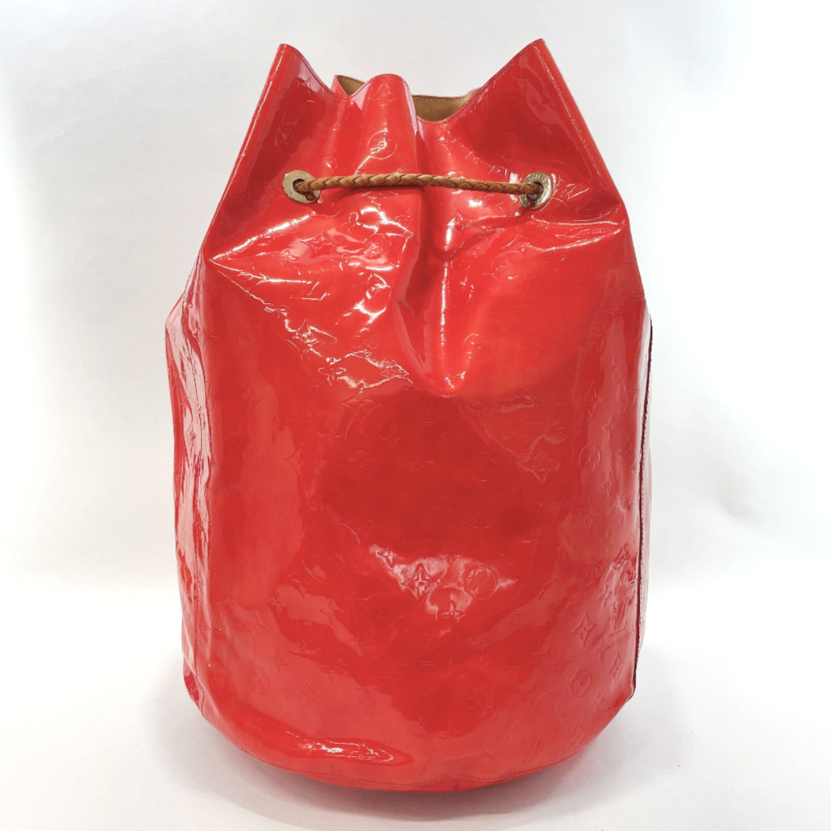Vintage Louis Vuitton Red Monogram Vernis Top Handle Bag