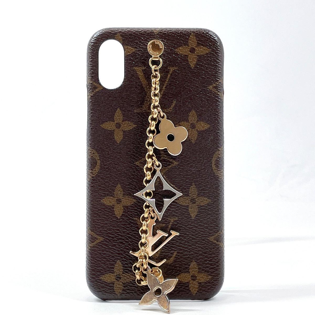 iPhone Phone Cases LV Monogram Leather Brown