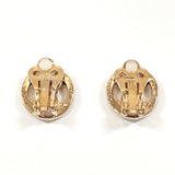 CELINE Earring vintage Triomphe metal/Rhinestone gold Women Used