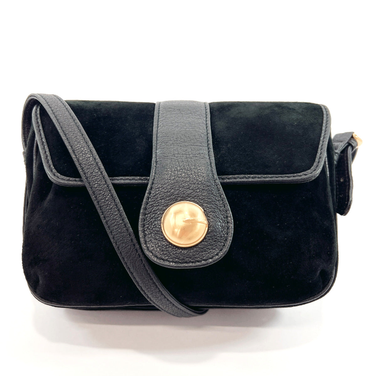 GUCCI Eggplant Suede Vintage Shoulder Bag — Seams to Fit Women's Consignment