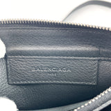 BALENCIAGA Handbag 398815 Paper Triple XS leather Black Women Used