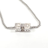 Christian Dior bracelet Cd logo cube metal Silver Women Used