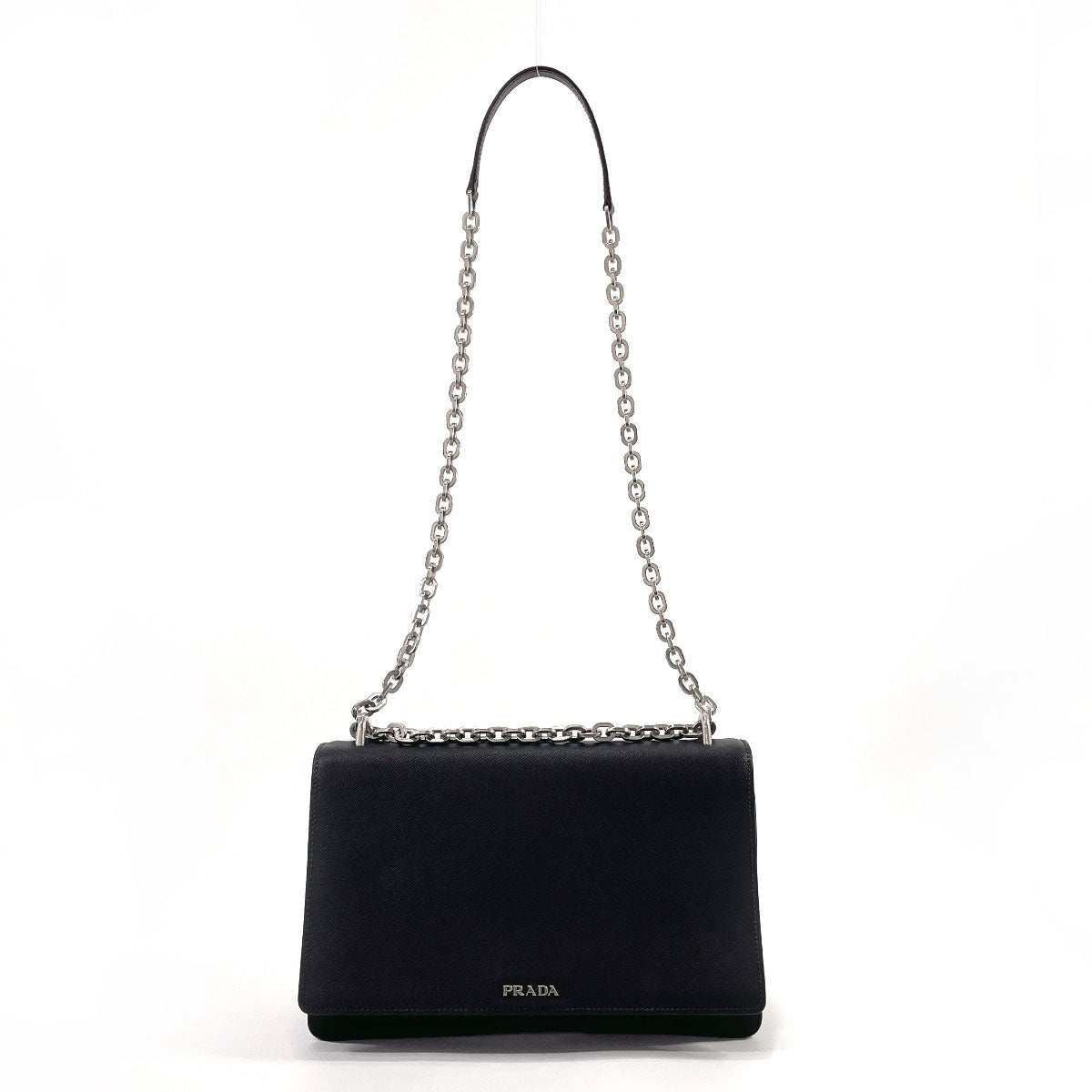 Prada Ladies Chain Leather Shoulder Bags 1BD1072D91F0632 8051188259898 -  Handbags - Jomashop