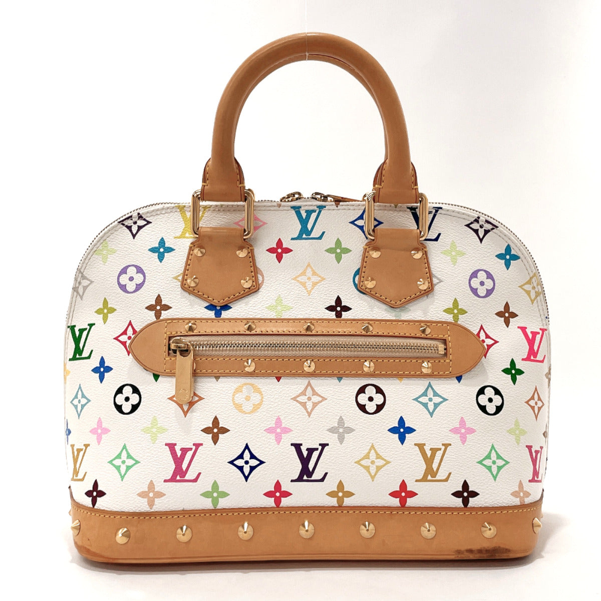 louis vuitton multicolor shoulder bag Color White used from japan