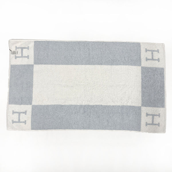 HERMES towel H102193M 03 Avalon cotton blue blue unisex New