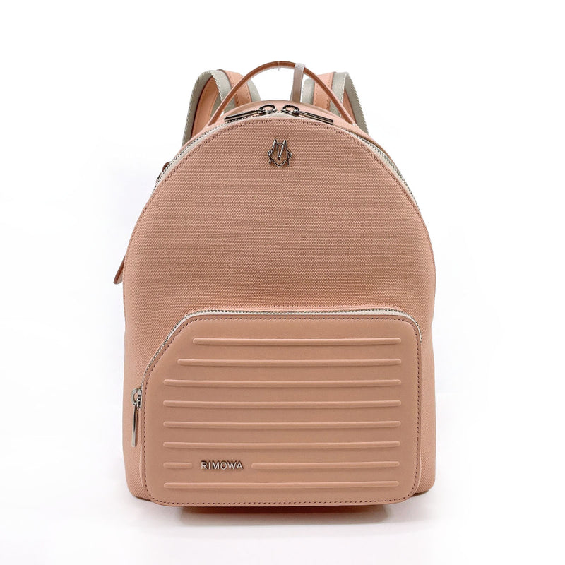 RIMOWA Backpack Daypack 525.00.00.5 Never Still Small canvas/leather pink pink Women Used