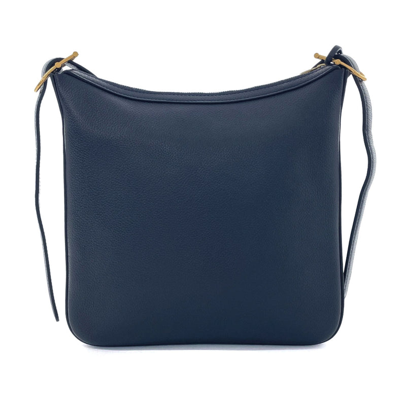 no brand Shoulder Bag Delvaux leather Navy Women Used