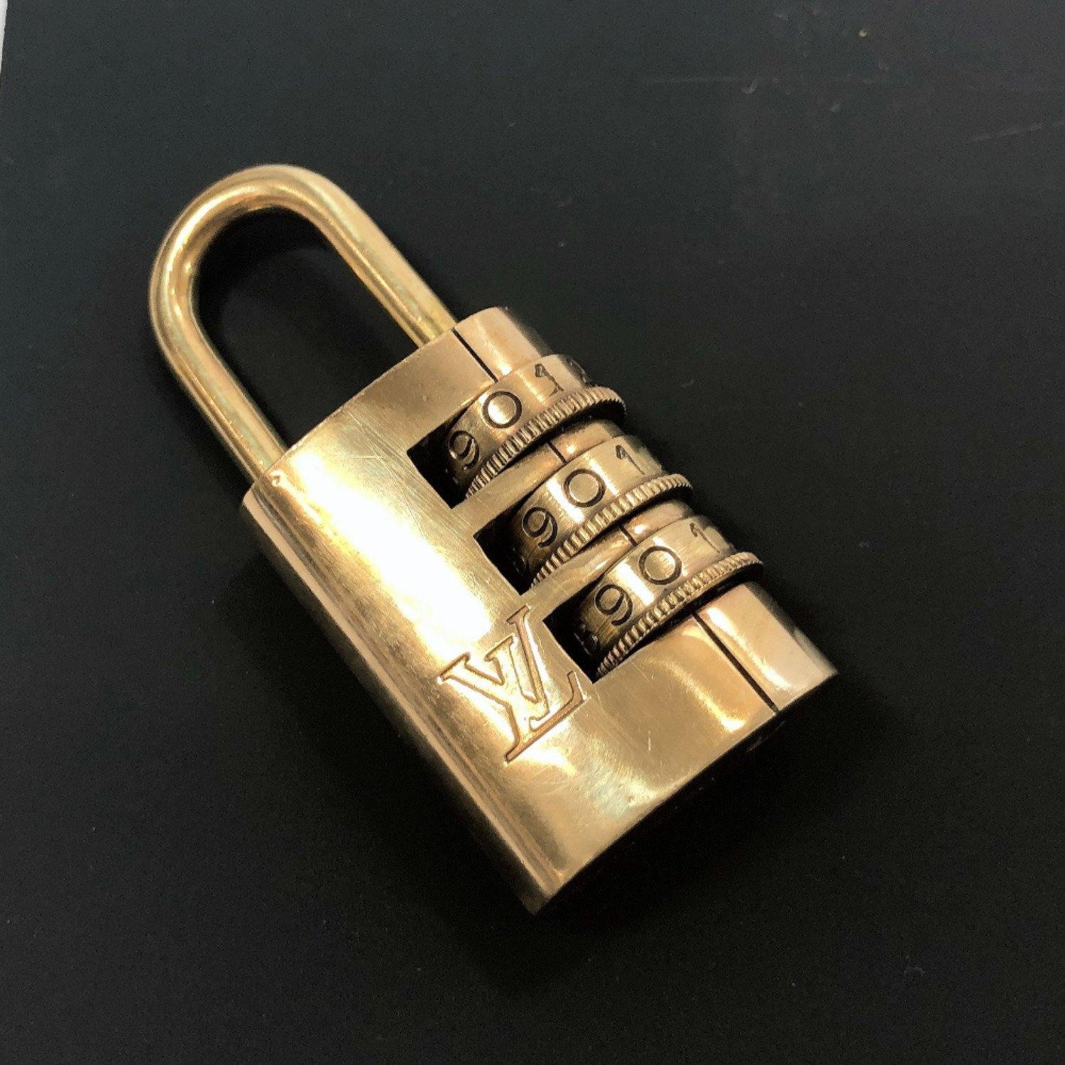 LOUIS VUITTON Cadena Dial padlock padlock brass gold unisex Used