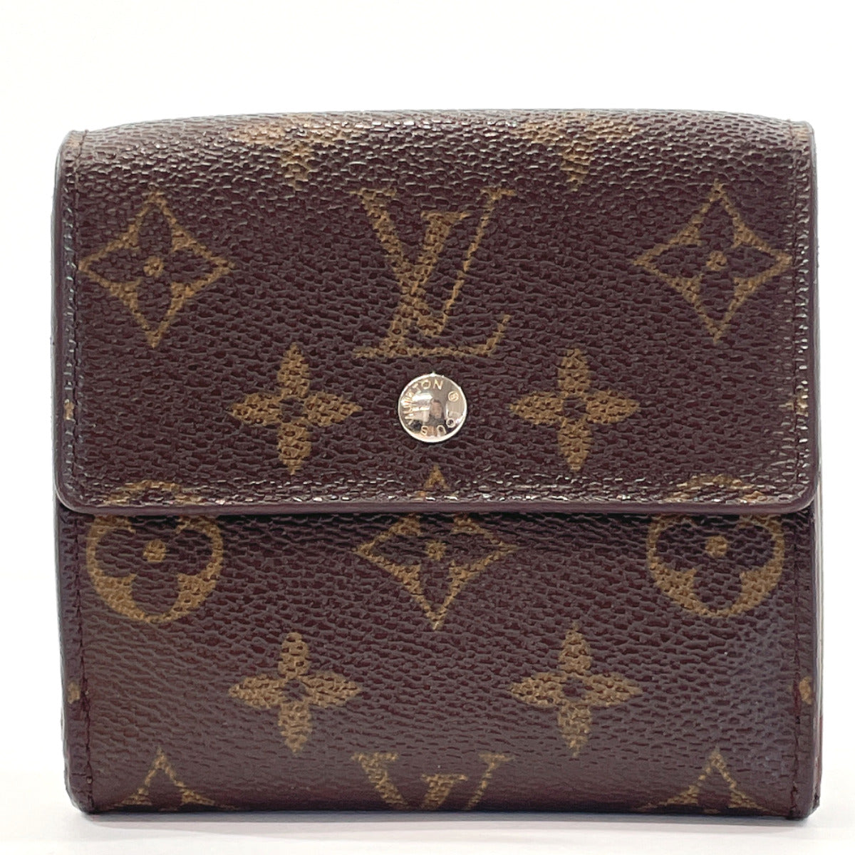 Louis Vuitton Monogram Canvas Elise Double Side Wallet One Size