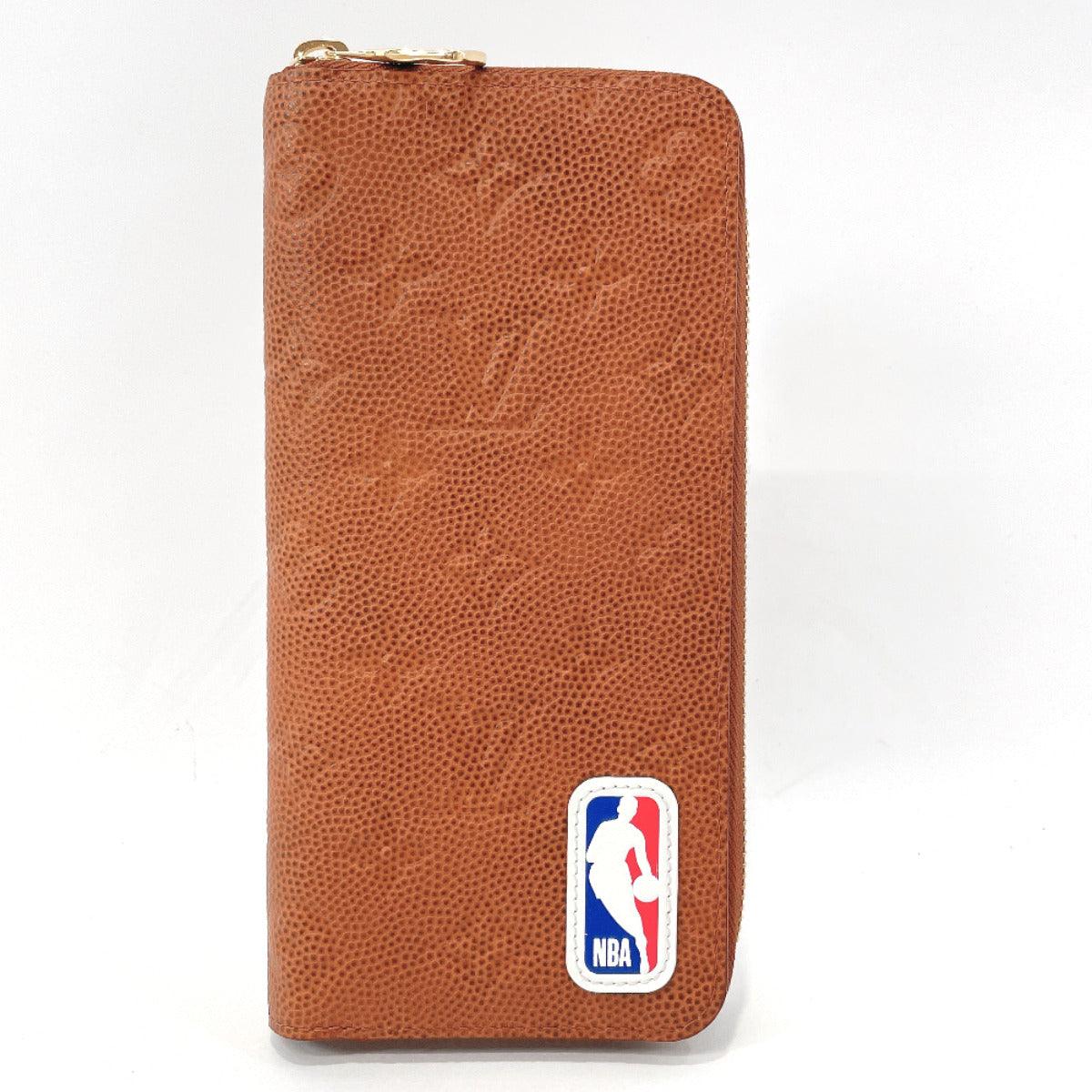 Louis Vuitton NBA Black Leather Monogram Patches Logo Pocket Organizer  Wallet